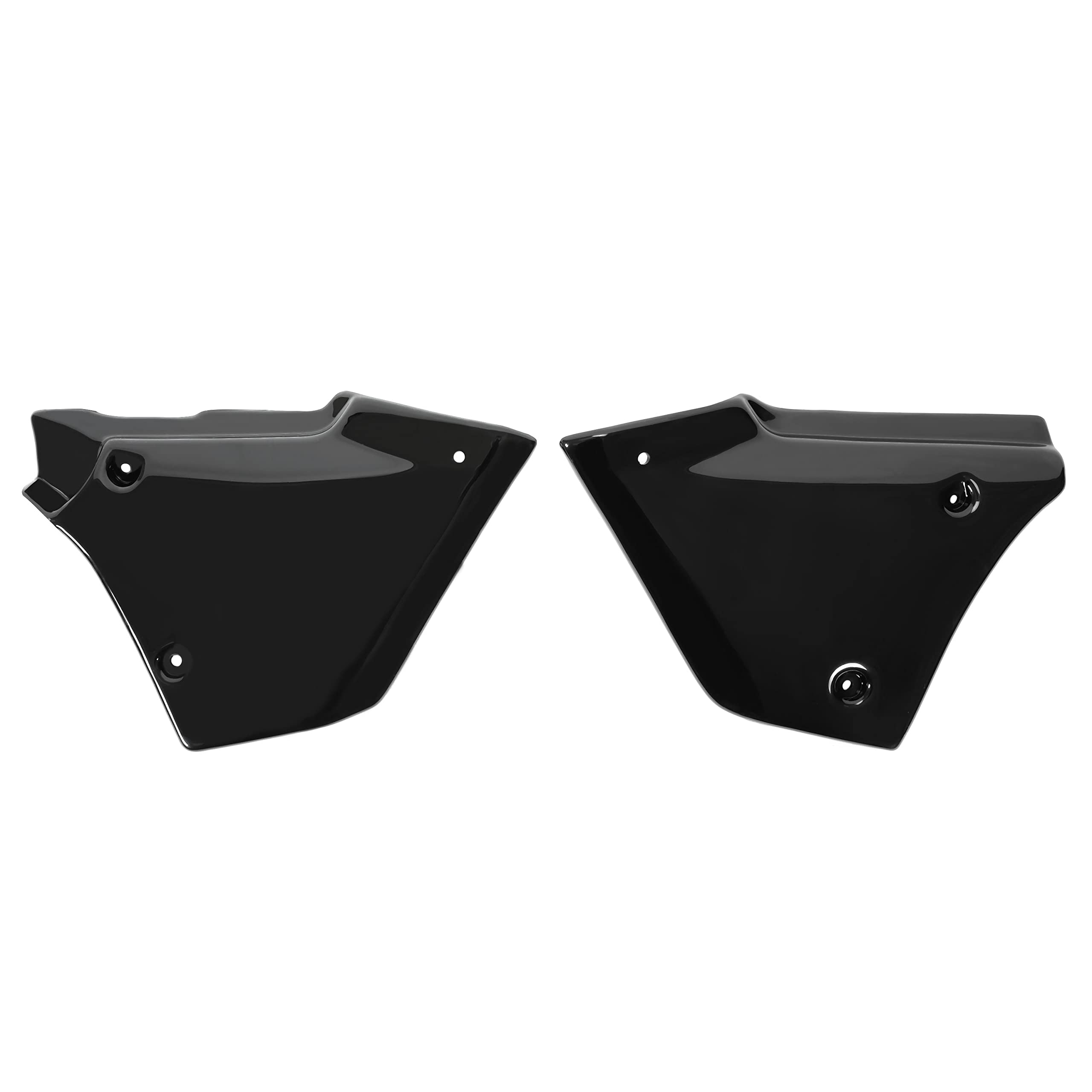 HECASA 6 Pcs Plastic Fender Set for 1985-1987 Honda ATC250ES, Black, ABS Material, Model MO-1355