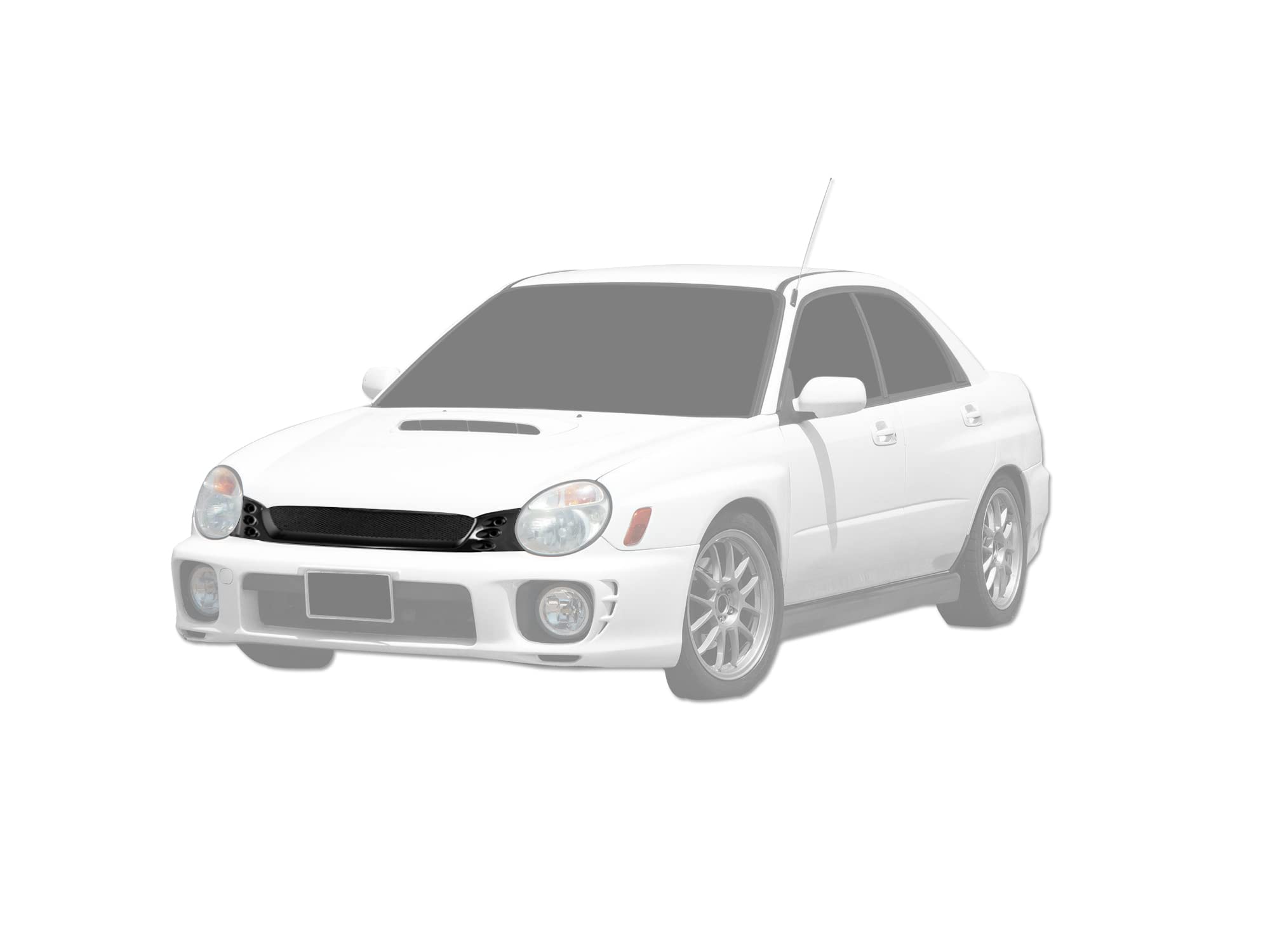 Armordillo 2002-2003 Subaru Impreza Mesh Grille Matte Black