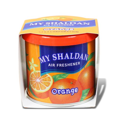 Pack Of 24 My Shaldan Japanese Car Cup-Holder Natural Air Freshener Cans (Orange Scented)