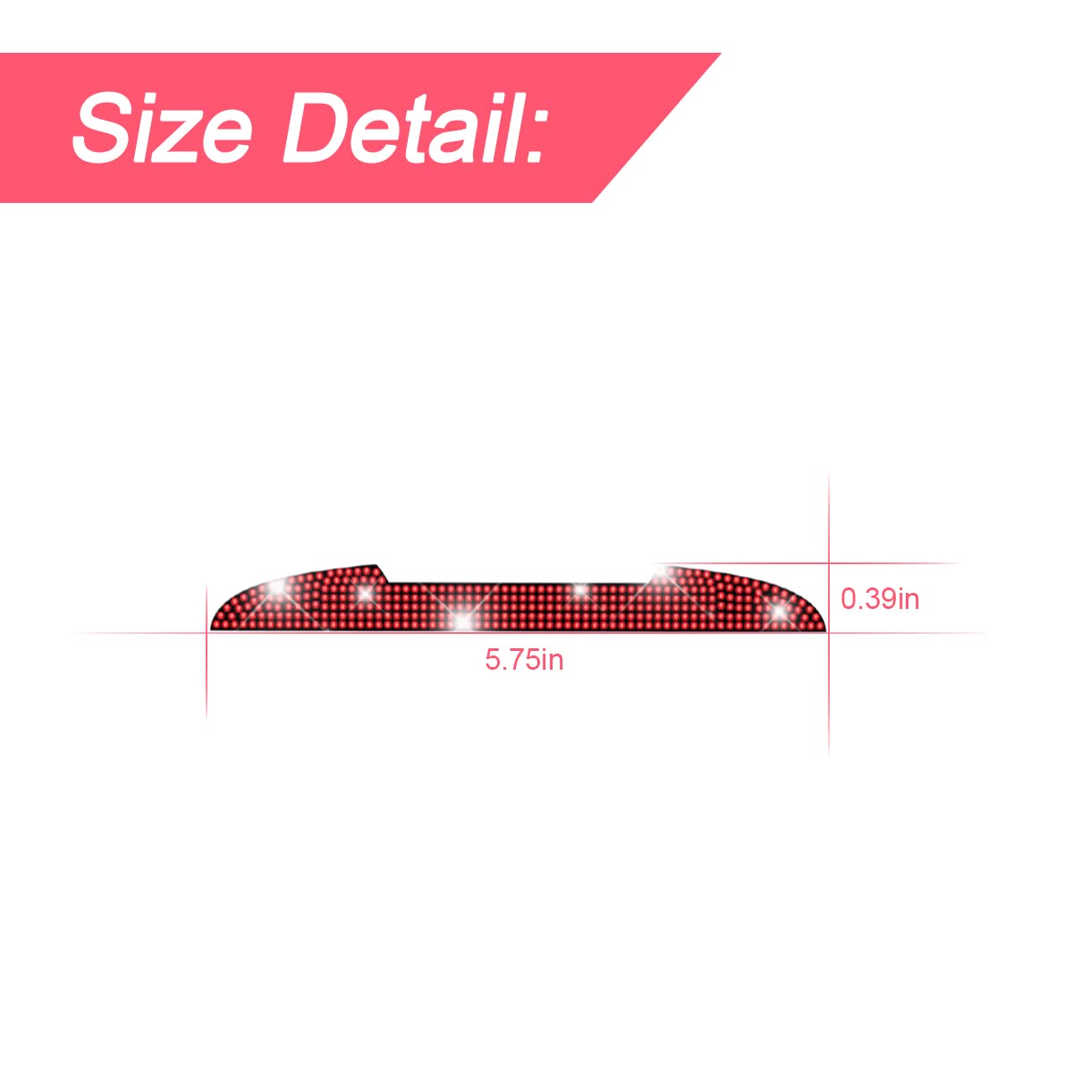 Blau Grun 4 Pcs Bling Rhinestone Car Door Handle Scratch Protector, Universal For All Cars, Vehicles, Suvs, Car Side Rearview Mi