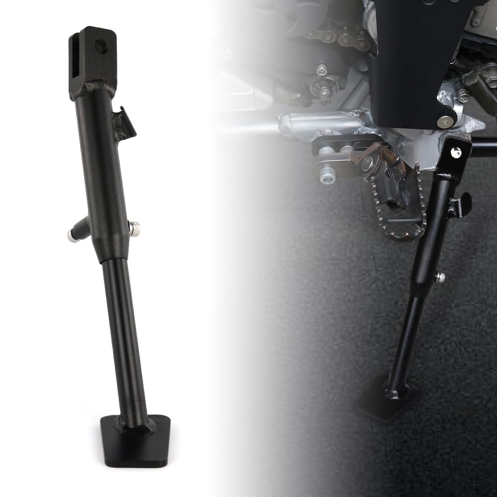 Xitomer Adjustable Kickstand Side Stand for DR650 Motorcycle (1996-2023) - 0-3'' Fit