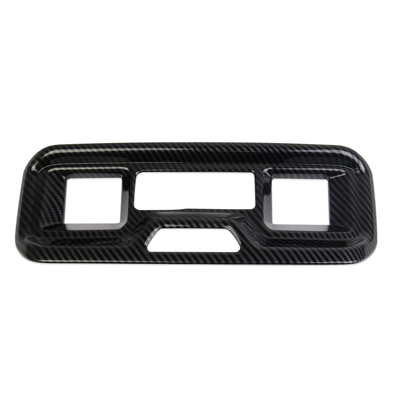 Fewshaw Carbon Fiber Rear Vent Armrestbox Air Outlet Cover Trim Accessories For 2019-2025 Chevy Silverado 1500/Gmc Sierra 1500 For 2020-2025 Sierra/Silverado 2500 3500 Hd
