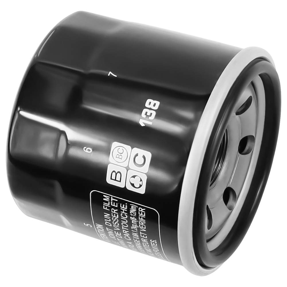 Locopow 138 Oil Filter For Arctic Cat 400 500 450 550 650 700 1000 350 H1 Trv Tbx Alterra Prowler Wildcat, Aprilia Rsv4 Tuono V4