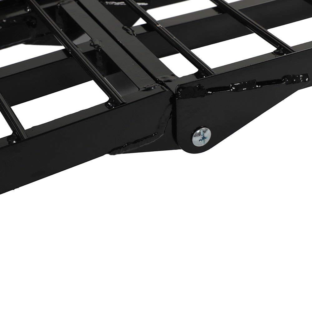 Motorhot 9ft Ramps Portable Aluminum Folding Ramps for UTV ATV Loading Ramps Truck Ramp Pack of 2 Black 1200 lbs Max (108L x 11.