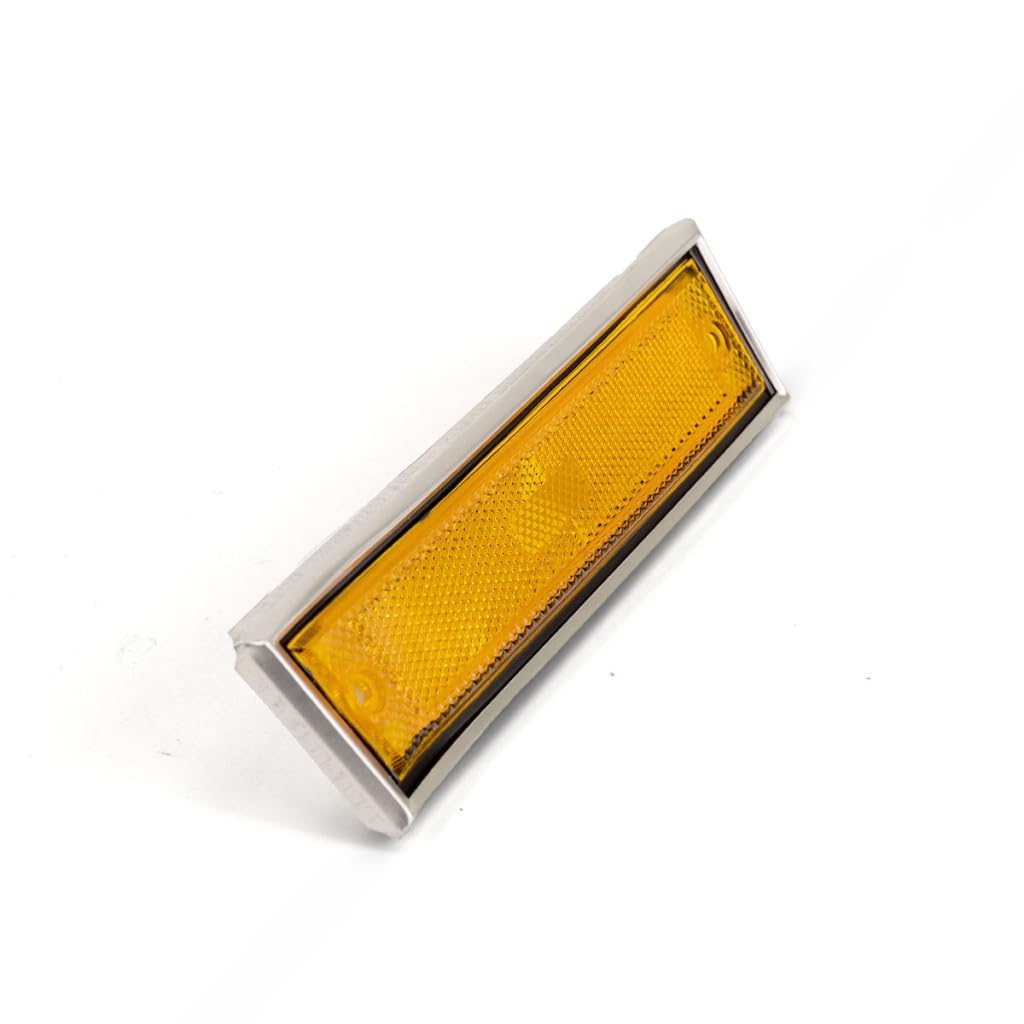 For Chevy C/K Pickup 1981-1991 Side Marker Light Passenger Side Chrome W/Chrome Trim Gm2551107