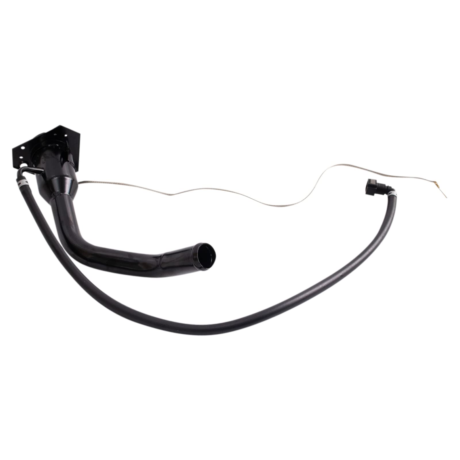 Trq Fuel Tank Filler Neck Black Compatible With 2005 Chevrolet Silverado 1500 Gmc Sierra 1500