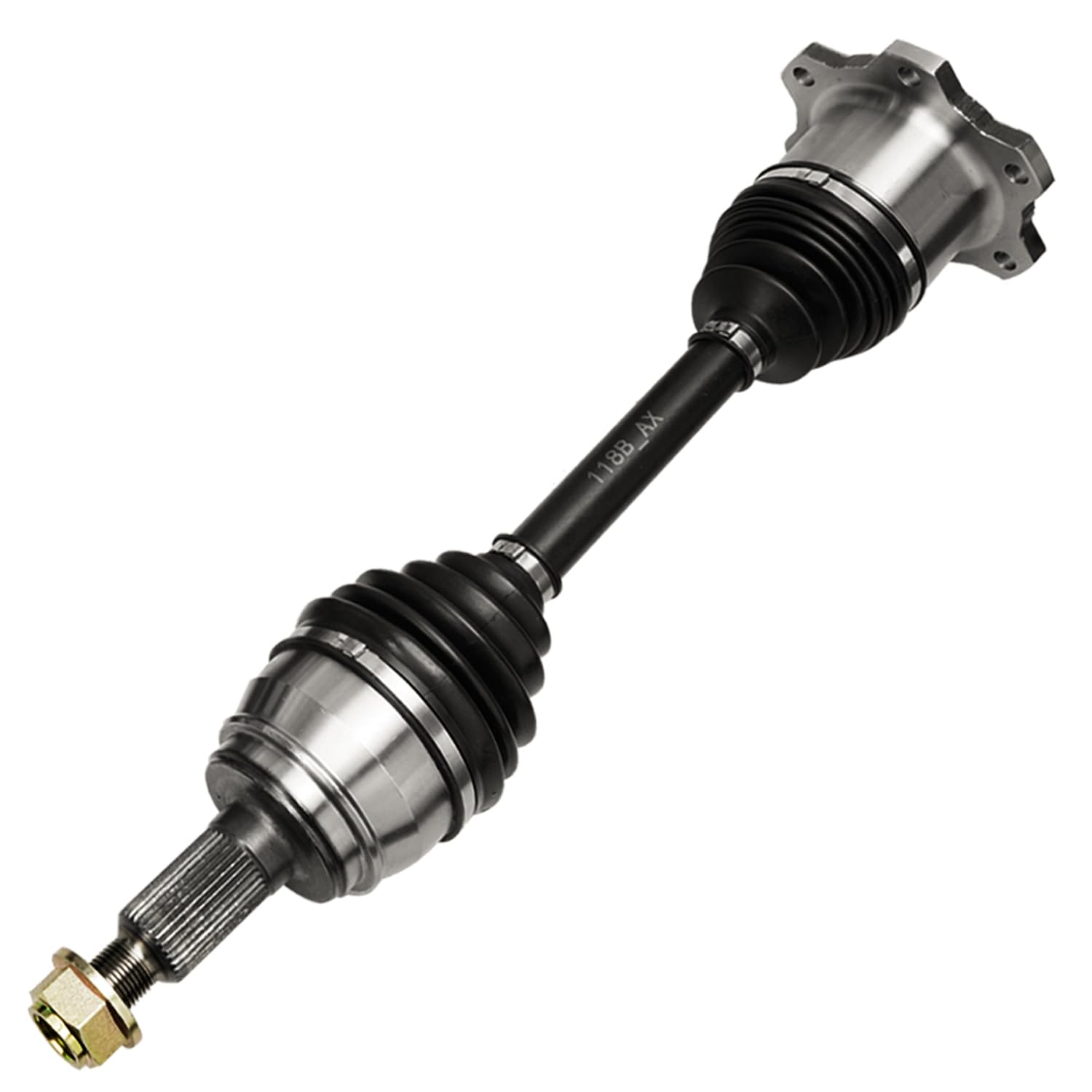 Detroit Axle 4WD CV Axle Shafts Assembly Pair for Chevy GMC Silverado Sierra Tahoe Yukon 1500 - Replacement 6 Lugs