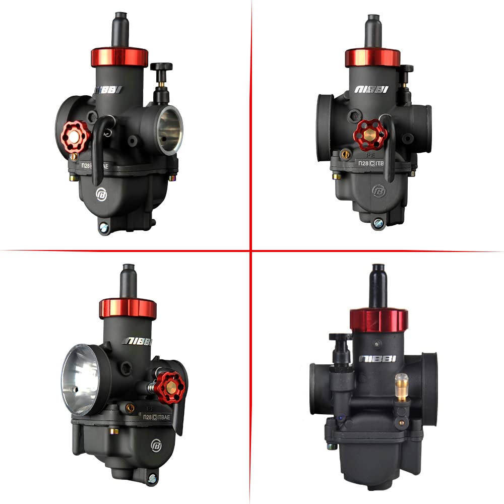 Nibbi Carburetor Pe28,Fit 200Cc 250Cc Motorcycle Engine With Carb Jets - For Dirt Pit Bike Mini Bike Motocross Gy6