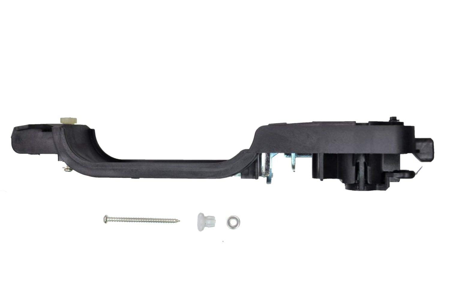 PT Auto Warehouse FO-3346S-2FL - Exterior Outer Outside Door Handle Bracket Only, Black - Front Left Driver Side