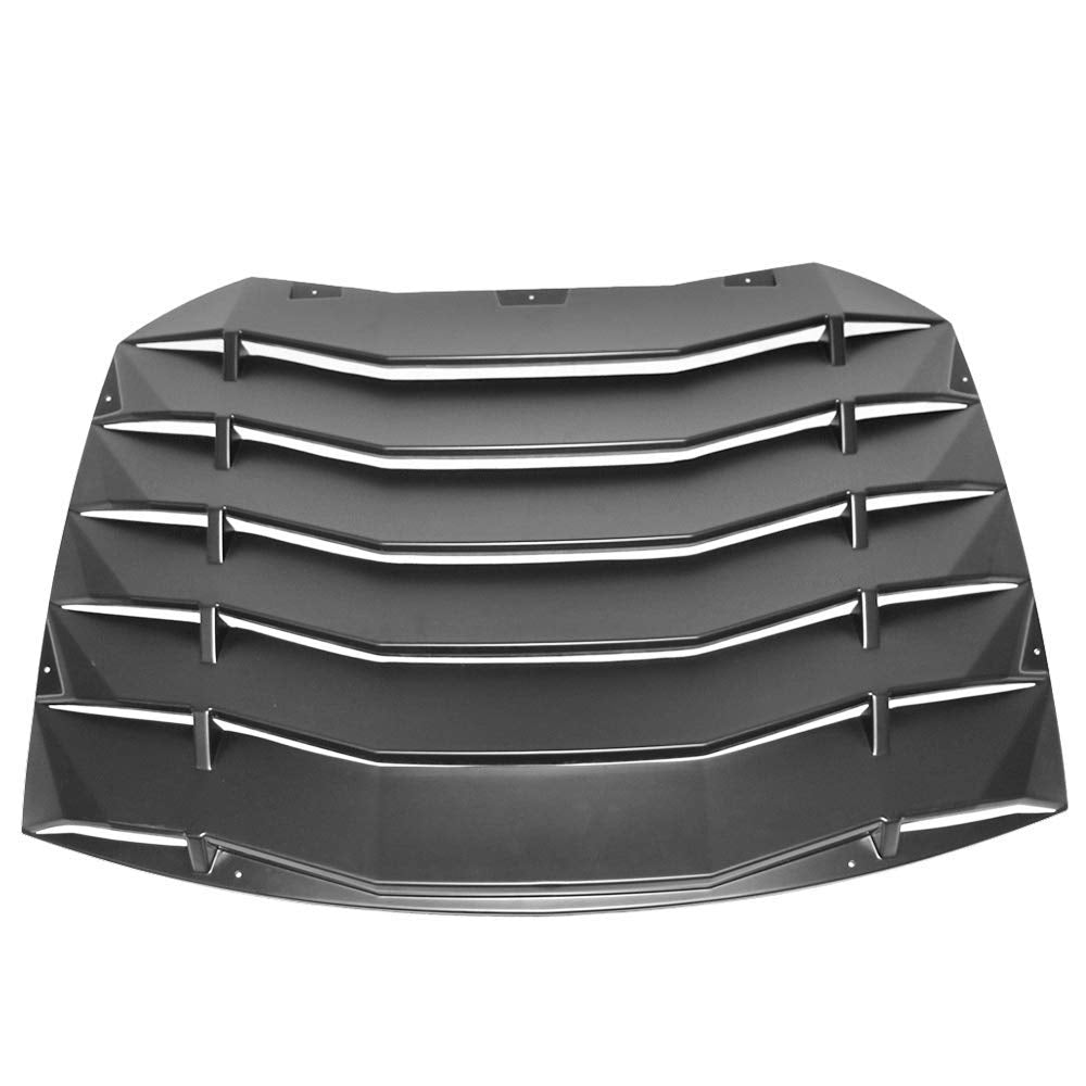IKON MOTORSPORTS Window Louver Compatible with 2013-2016 Scion FR-S/2013-2020 Subaru BRZ/2017-2020 Toyota 86, Black Rain Sun Gua