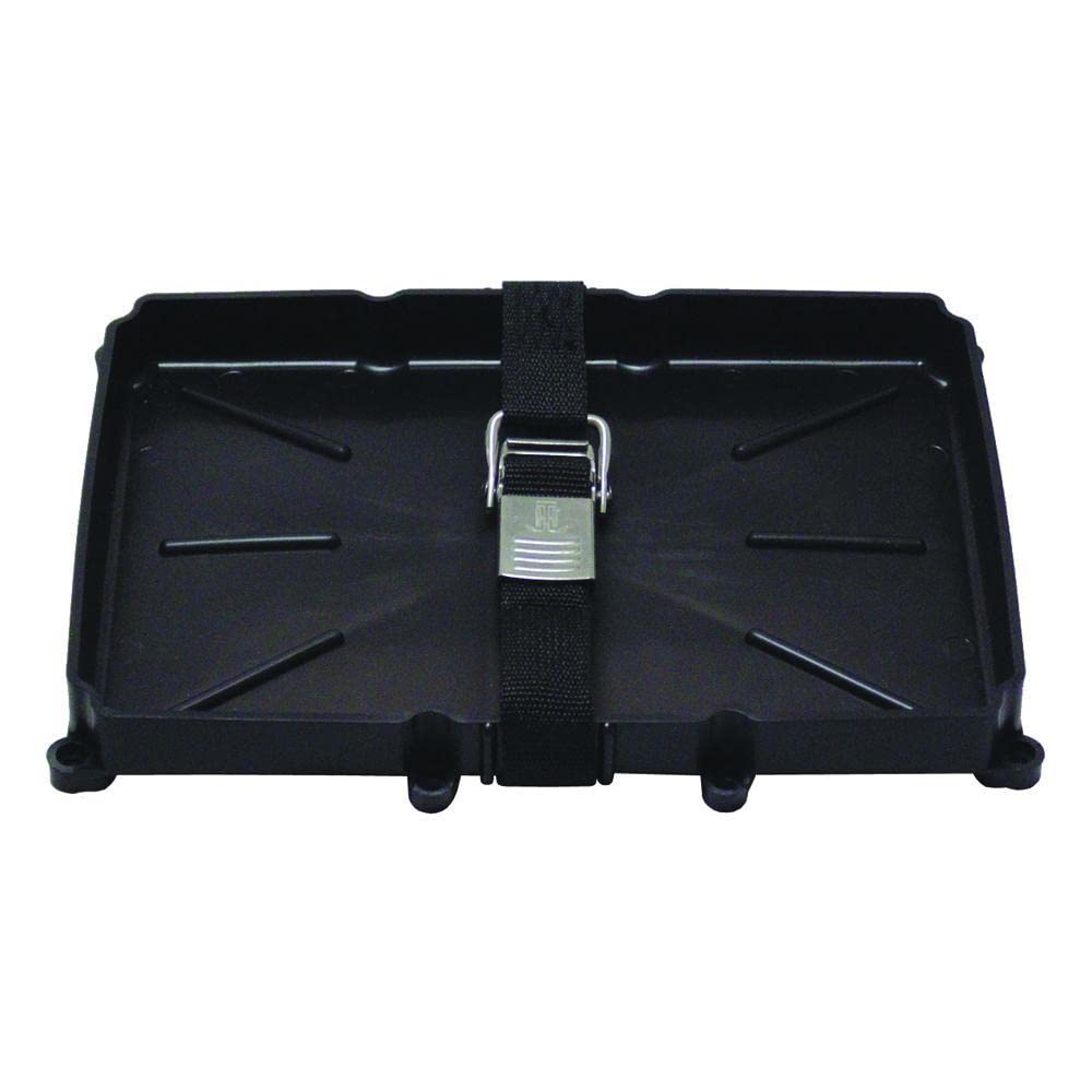 TH Marine NBH24SSCDP Battery Holder Tray with Stainless Steel Buckle, 24 Series