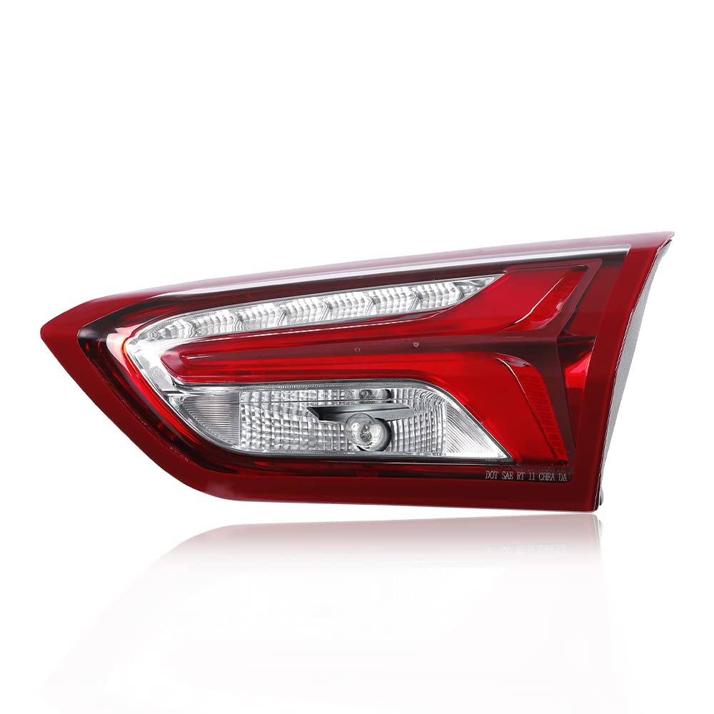 LQI LED Inner Tail Lights Assembly Compatible with Chevy Malibu 2019 2020 2021 Right Passenger Side Rear Brake Lamps Assembly Lu