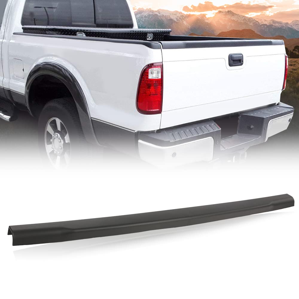 Pit66 Tailgate Moulding Cap, Compatible With 2008-2016 Ford F250 F350 F450 F550 Super Duty (Not Fit Integrated Step Tailgate), T