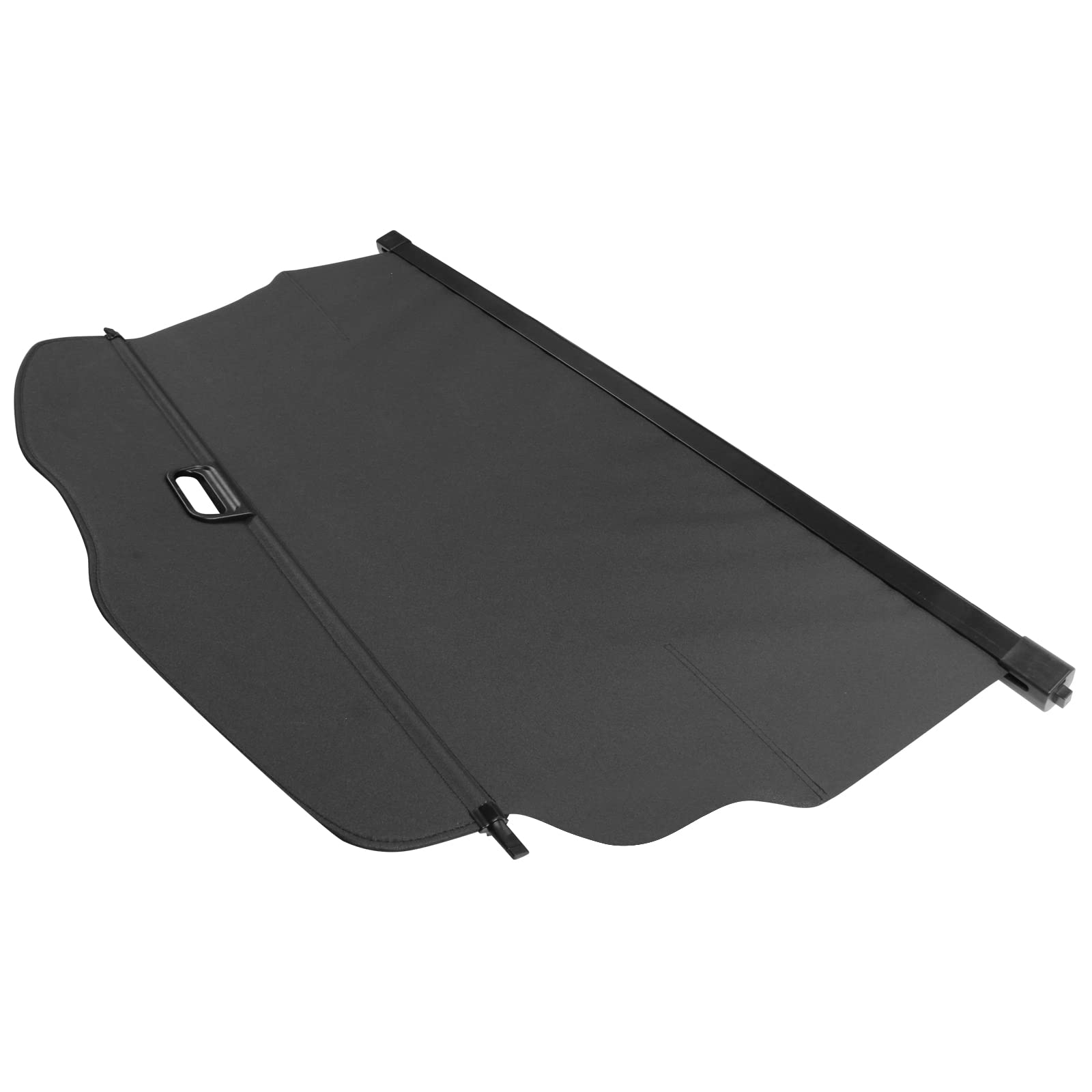 Ikon Motorsports Cargo Cover Compatible With 2007-2013 Acura Mdx, Factory Style Black Luggage Carrier Rear Trunk Security Cover,