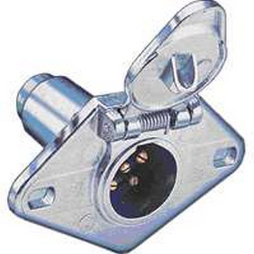 Hoppy Round Car End Connector 6 Pole 6  12 V, 8 A