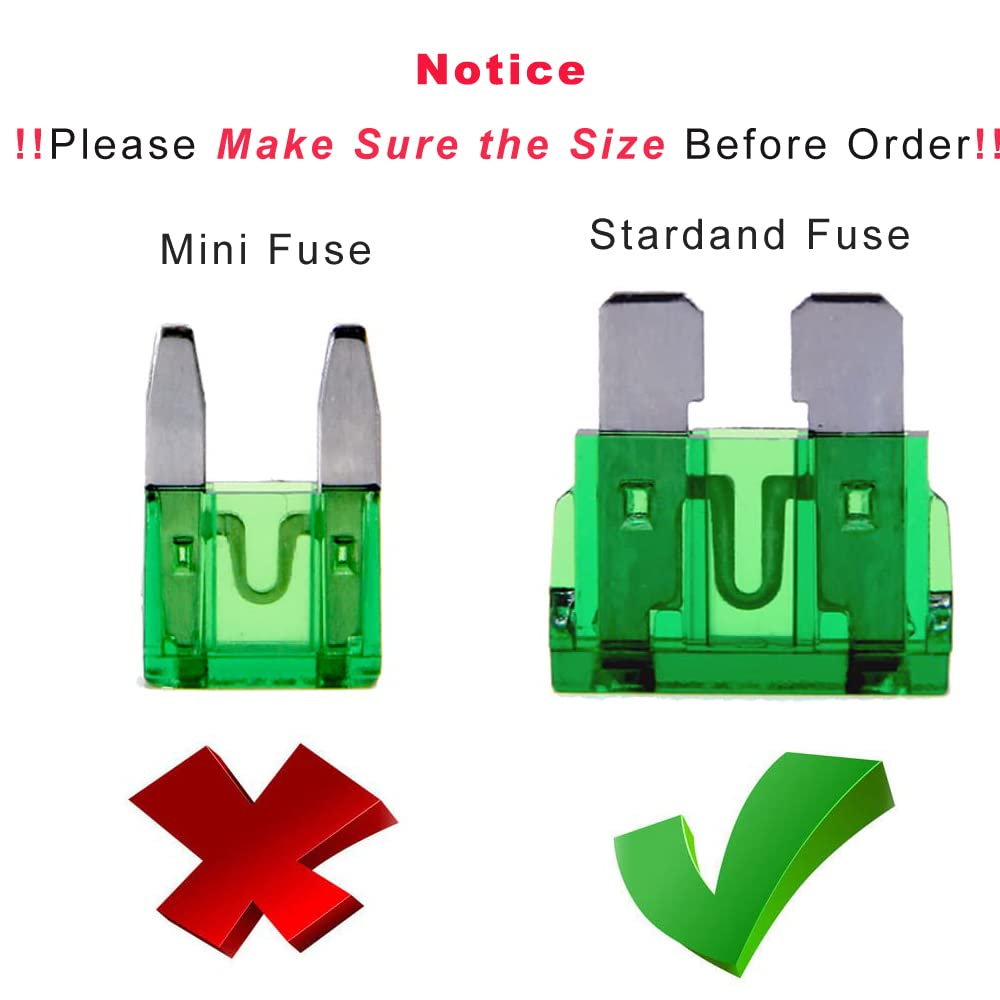 (55 Pcs) 10 Amp Standard Blade Fuse, 10A Automotive Fuse For Car Truck