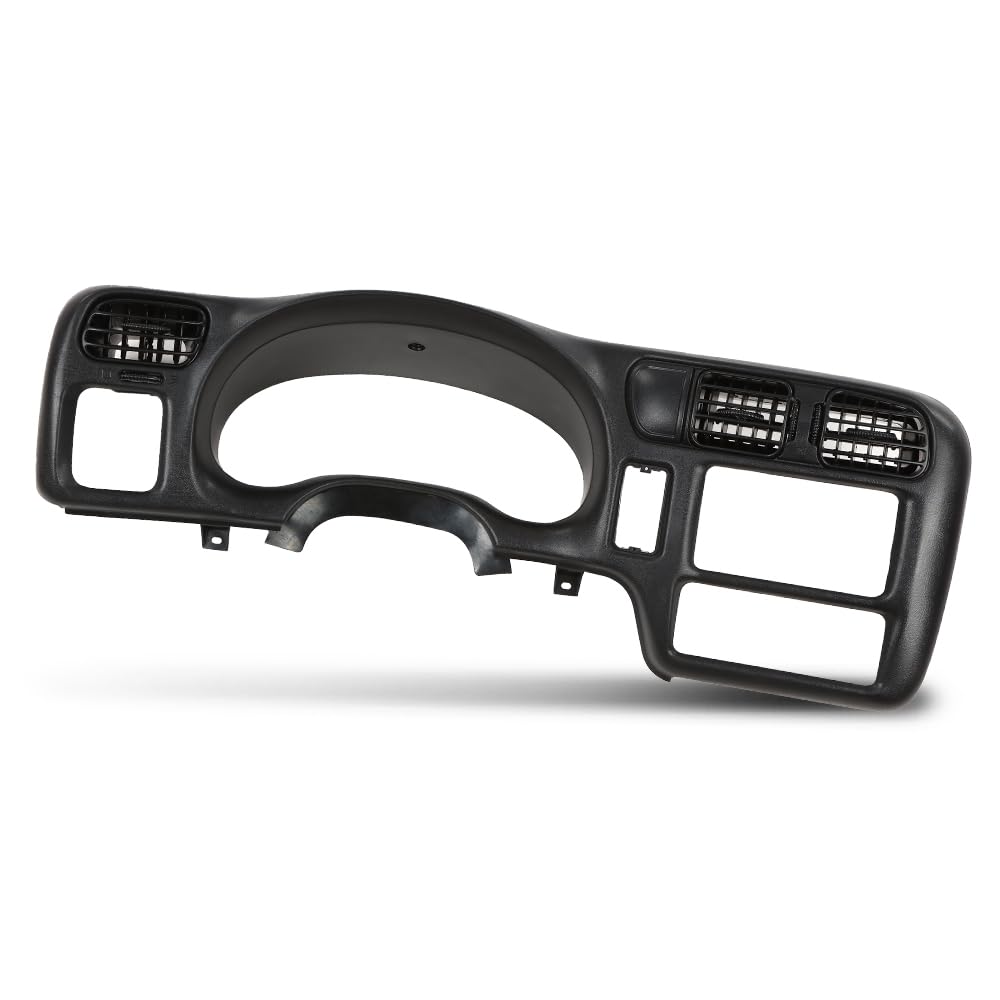 PIT66 Dashboard Cluster Dash Radio Bezel Compatible with Chevy Blazer S10 GMC Jimmy Sonoma 1998-2004/Fit for Vehicle with Double