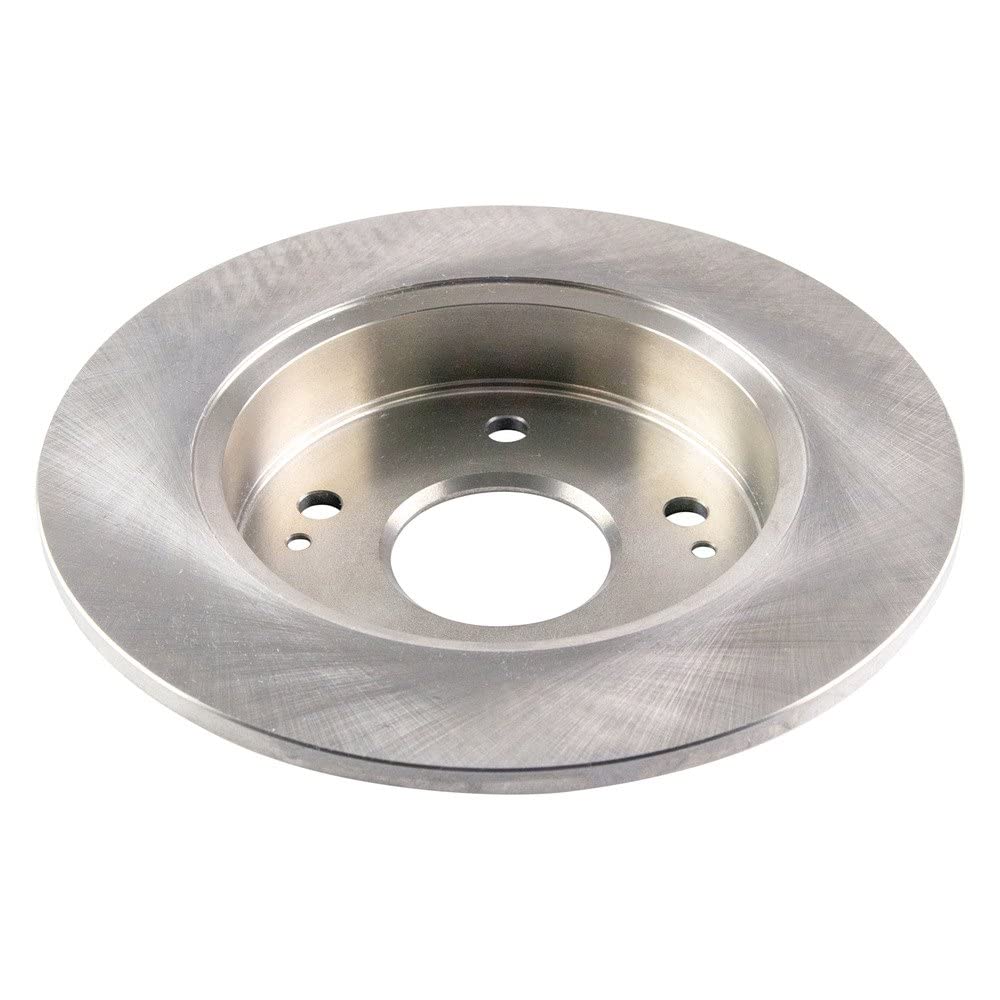 Trq Rear Brake Rotors Set Solid Compatible With 1997-2001 Honda Prelude