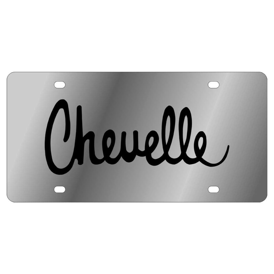 Eurosport Daytona Compatible/Replacement for Chevrolet Chevelle Stainless Steel License Plate