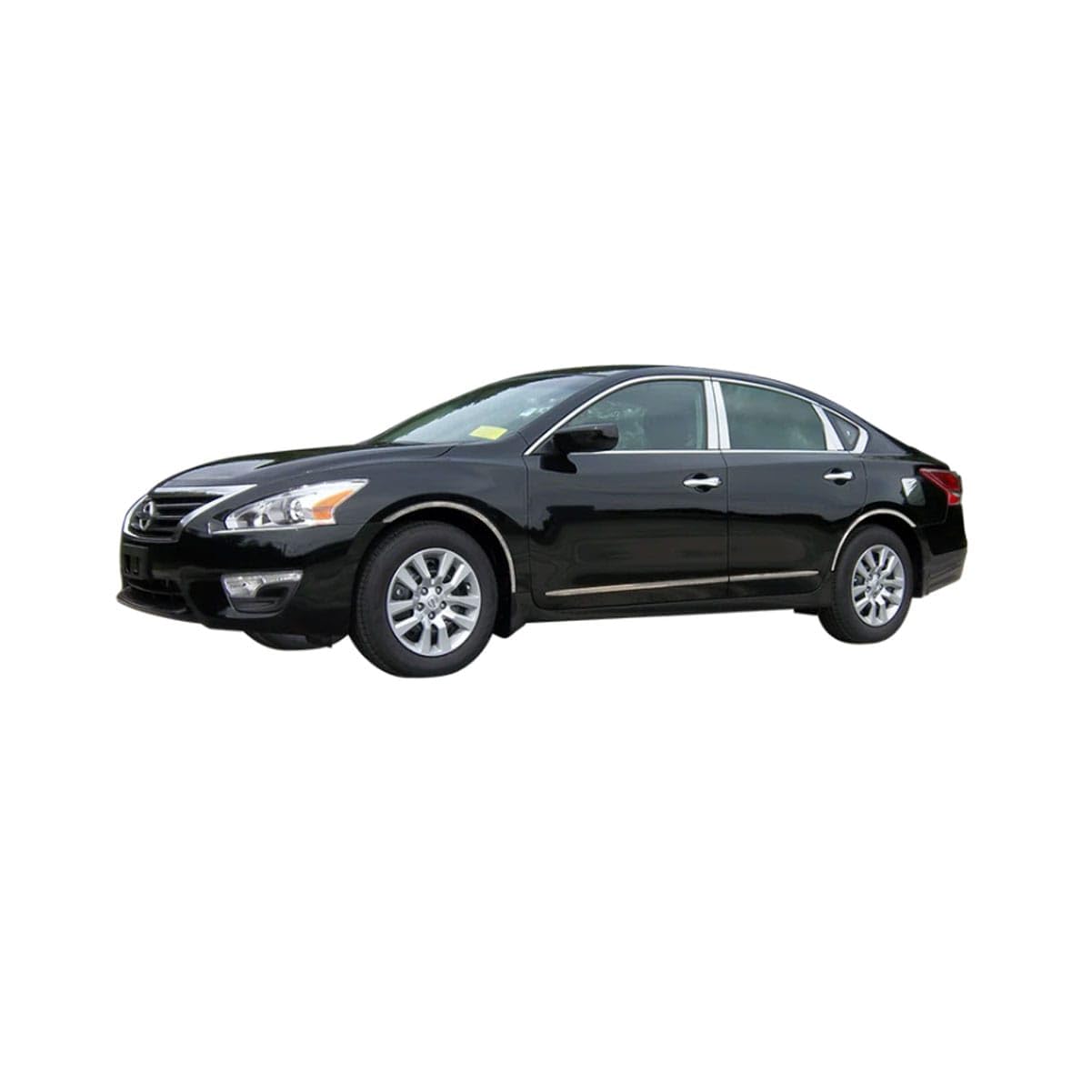 Qaa Is Compatible With 2013-2018 Nissan Altima 1 Piece Stainless Gas Door Cover Trim Gc13550