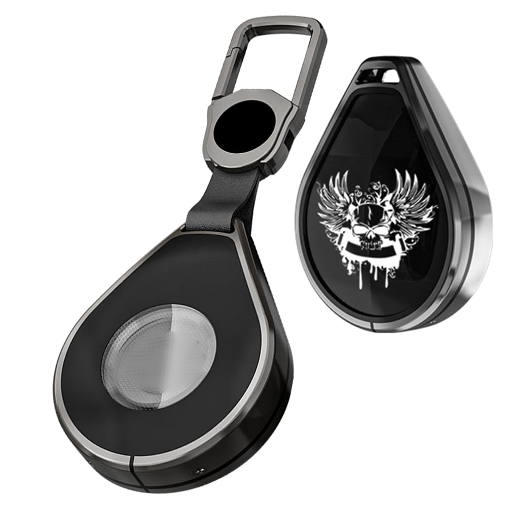 K LAKEY Metal Key Fob Cover,Compatible with Harley Davidson Fatboy Heritage RoadKing Ultra Classic Electra Glide V-Rod Dyna Spor