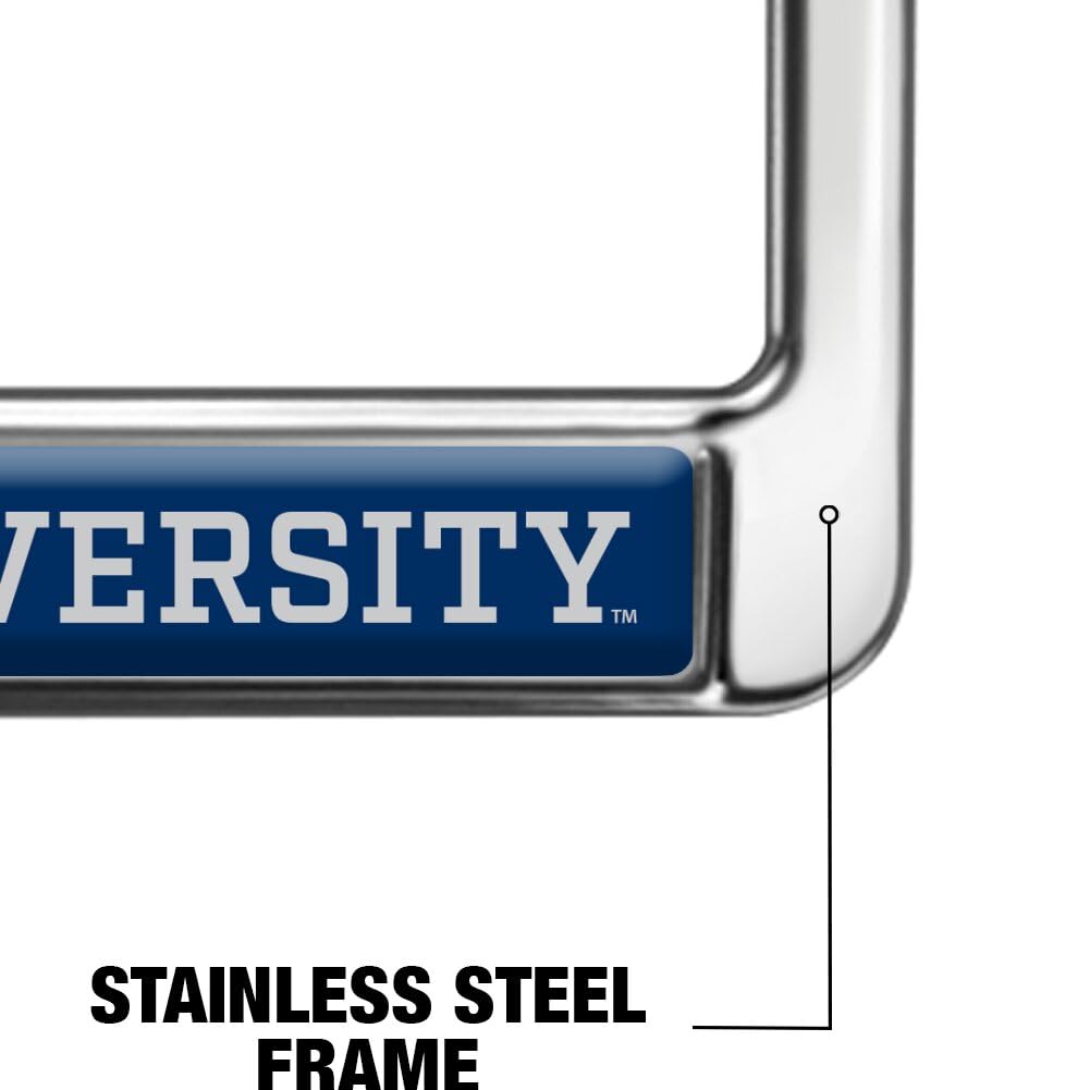 GRAPHICS & MORE Western Washington University Alumni Metal License Plate Frame - Full Size, Western Washington Vikings Color