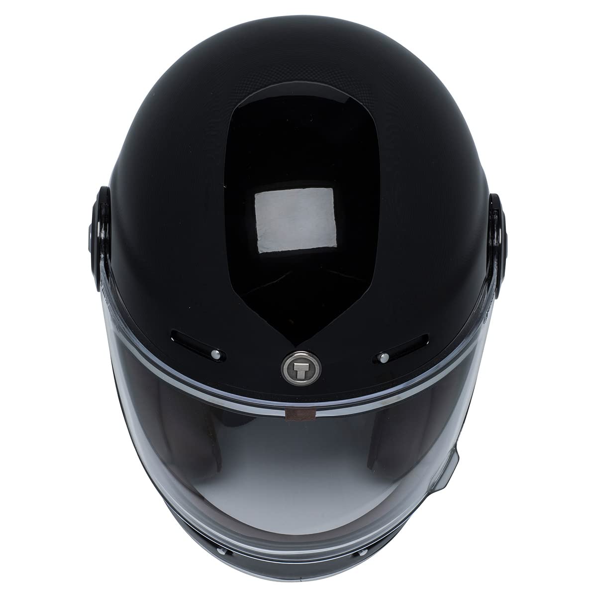 Torc T1 Unisex-Adult Retro Full Face Motorcycle Helmet (Gloss Black, X-Small)