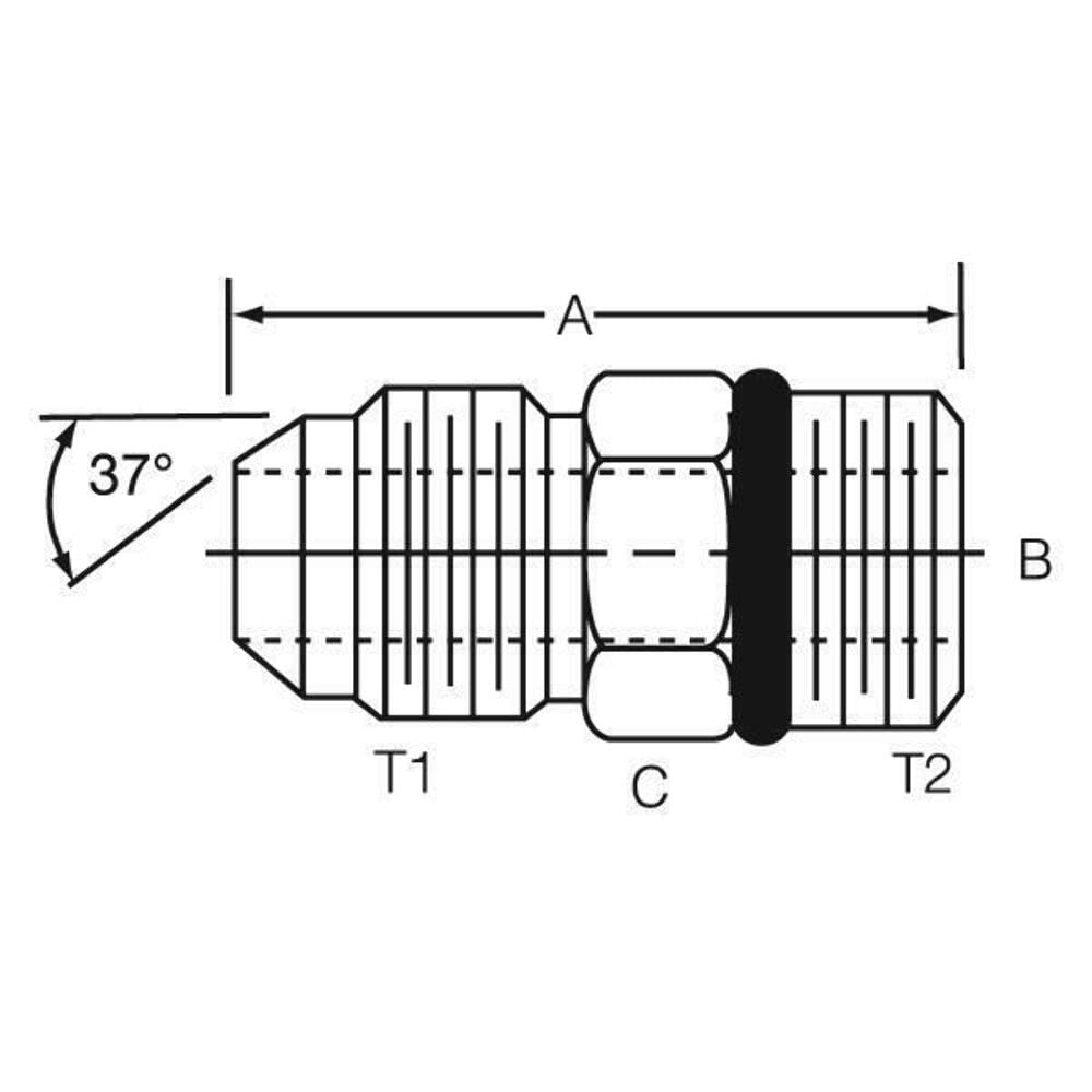 Dayco 145513 Hydraulic Coupling/Adapter