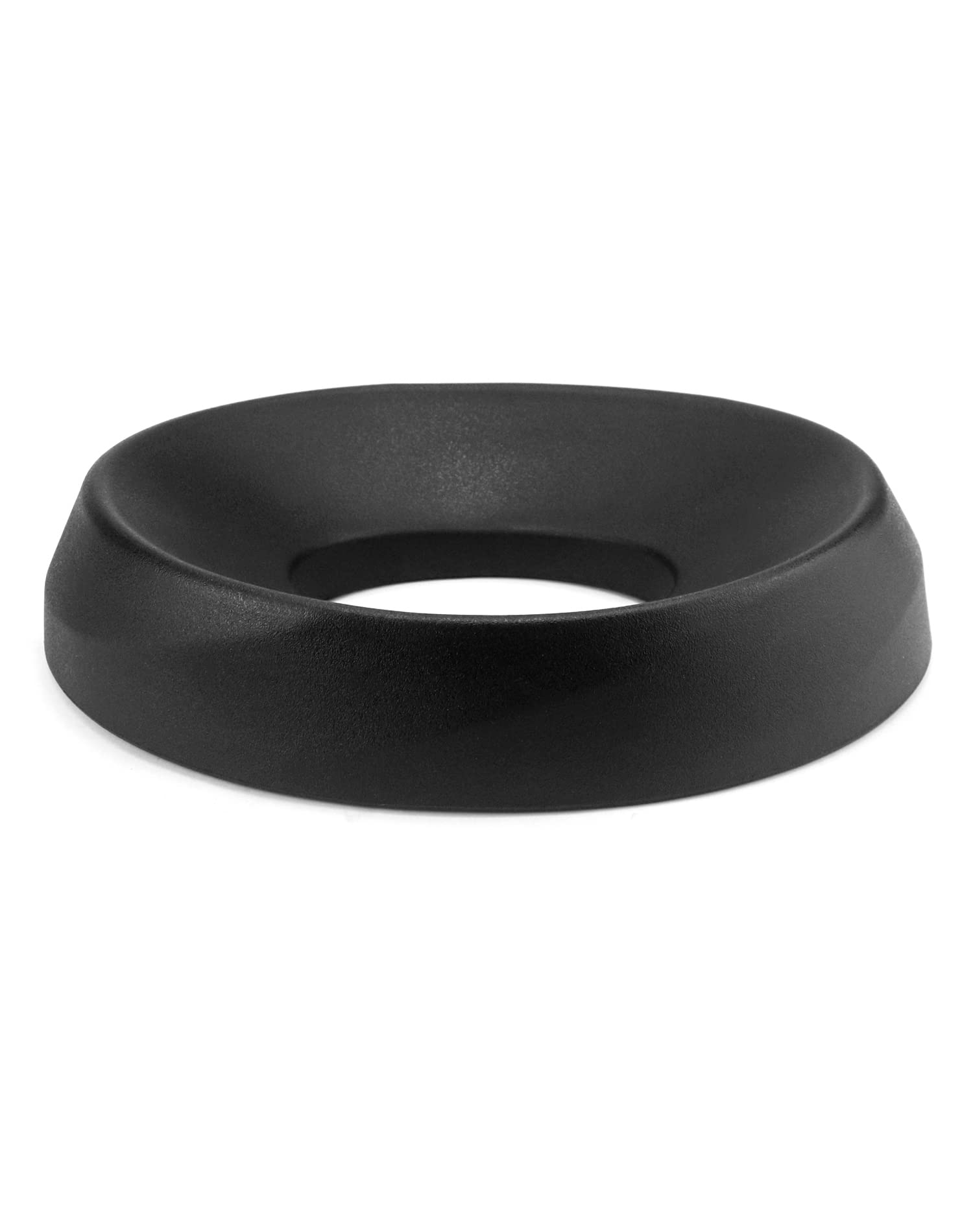 QWORK Motorcycle Helmet Stand, Helmet Service Pad, Helmet Support Donut Ring for Motorcycle Snowmobile Scooter Helmetsm, Black 1