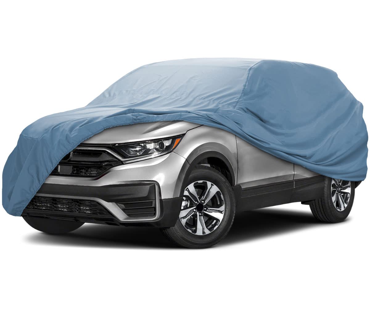 Icarcover 18-Layers Premium Suv Car Cover Waterproof All Weather, Uv Sun Protection, Snow & Dust Resistant | Custom Form-Fit Wit