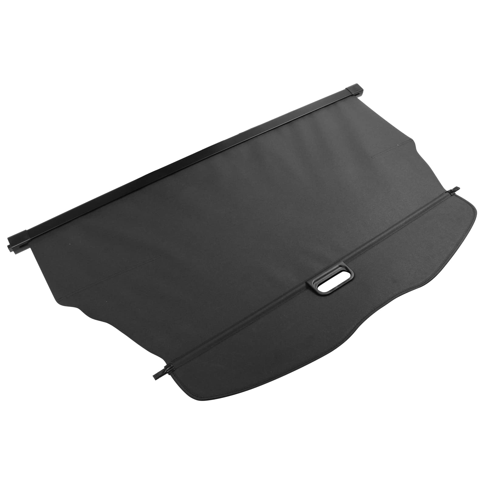 Ikon Motorsports Cargo Cover Compatible With 2007-2013 Acura Mdx, Factory Style Black Luggage Carrier Rear Trunk Security Cover,