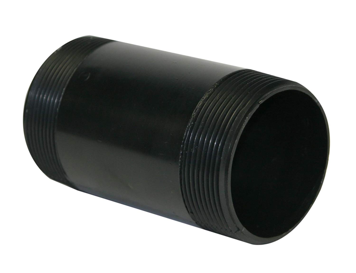 Valterra T3506 ABS Threaded Nipple - 3 x 6 , Black, 1 Count (Pack of 1)