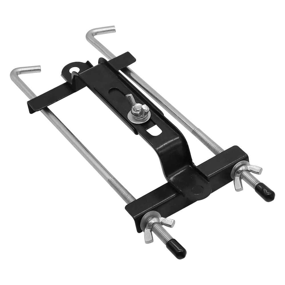 Adjustable Battery Hold Down, Universal Battery Adjustable Crossbar with L Bolt Battery Tie Down Holder for Cars SUVs (Bolt Leng