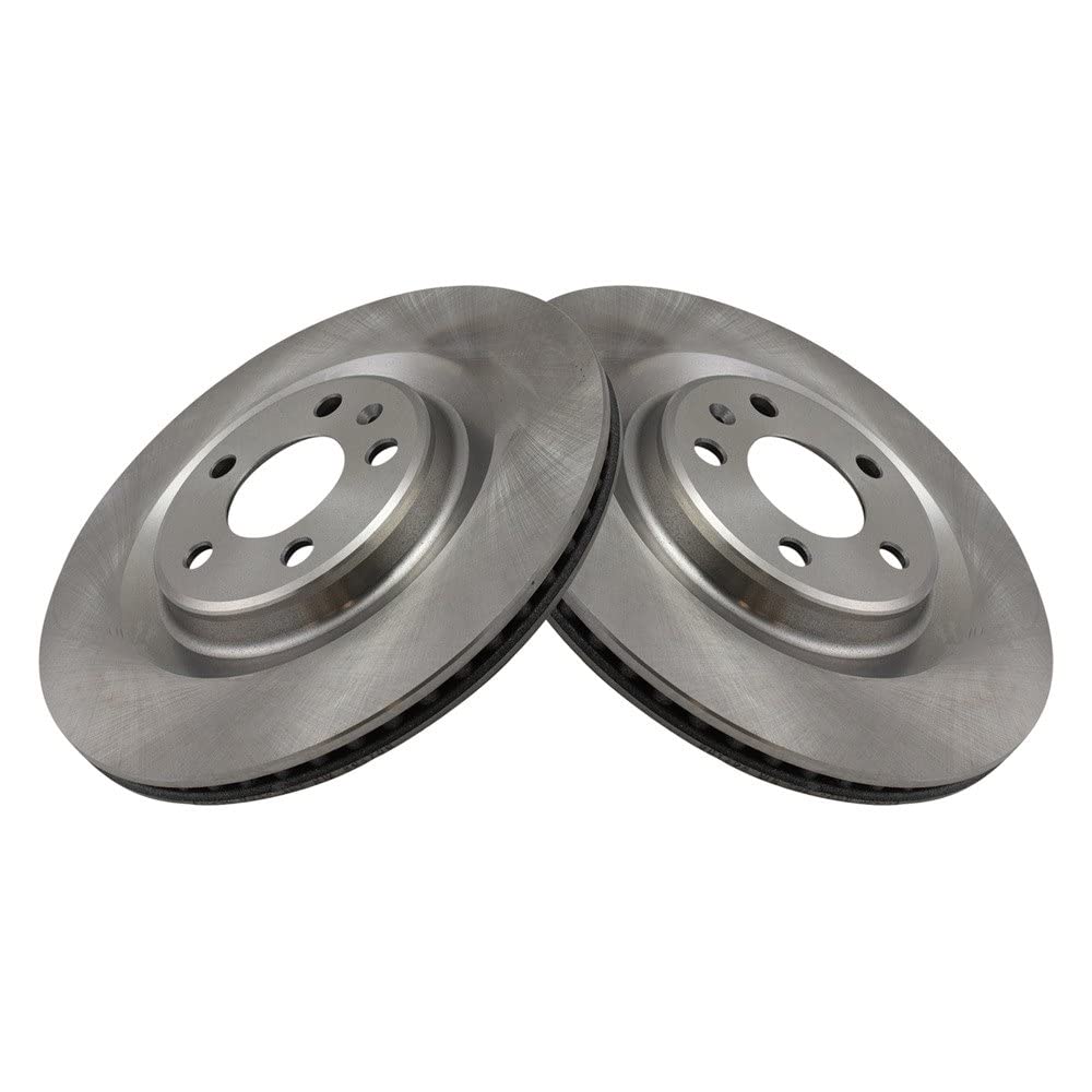 Trq Rear Disc Brake Rotor Lh Rh Kit Pair Set Of 2 For Audi New