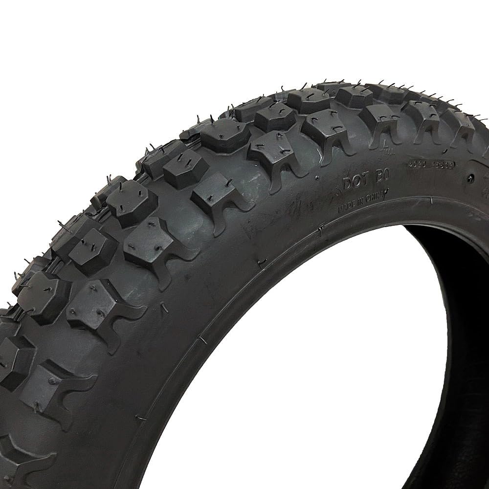 Mmg Combo Tire And Inner Tube Size 3.00-12 Front Or Rear Knobby Tread, Motorcycle Trail Off Road Dirt Bike Motocross Pit