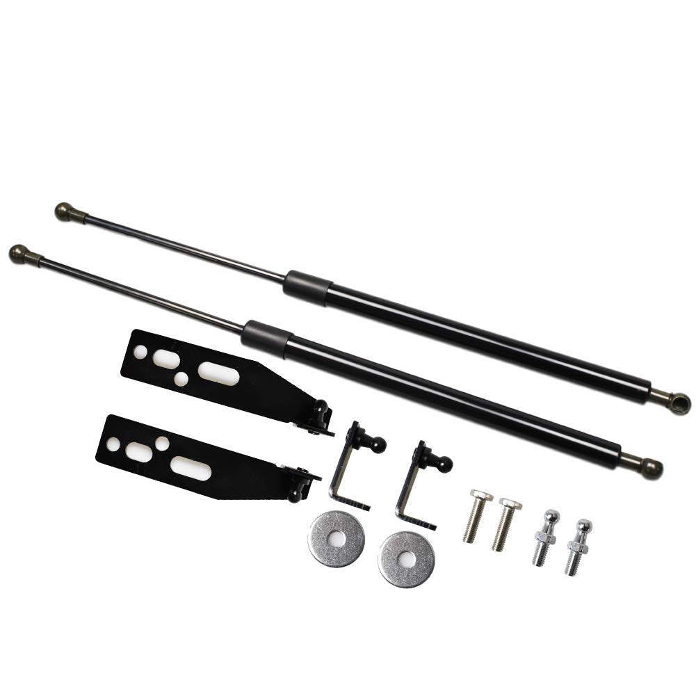 Tsubasa Lift Supports Struts For Fiat 500 2007-2022 Front Bonnet Hood Modify Carbon Fiber Gas Charged Shock Dampers Spring Bar (