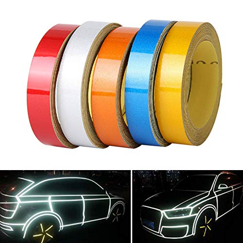 TOTMOX Car-Styling Night Magic Reflective Tape Automotive Body Motorcycle Decoion Car Body Styling Reflective Strip Motorcycle B