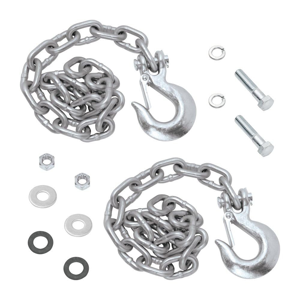 Reese Towpower 49151 Goose Box 20K Fifth Wheel Trailer Safety Chains, 20,000 Lbs. Capacity