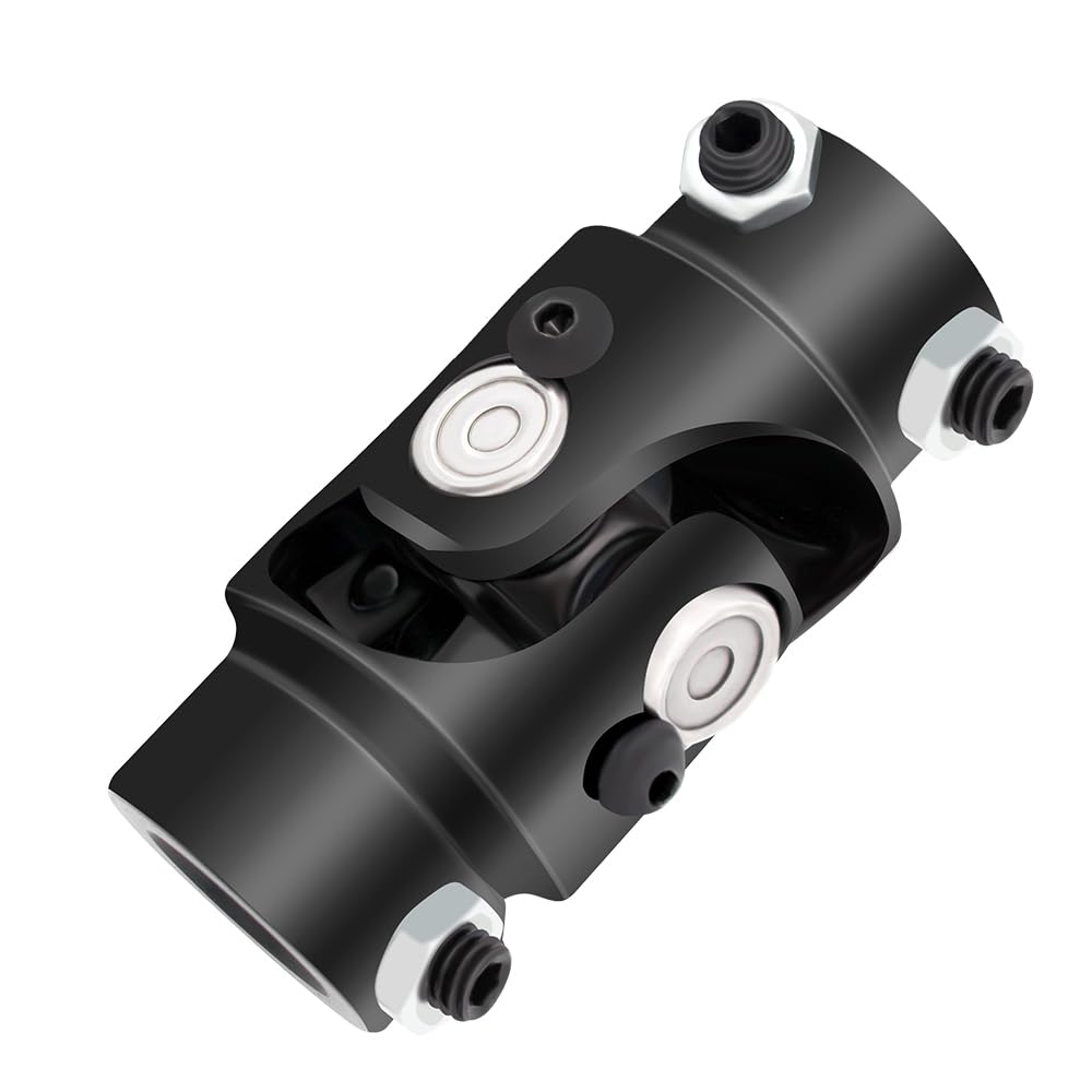 Cool Star 3/4''-30 Spline X 3/4'' Dd Black Steering Universal Joint Single U Joint Shaft 83Mm (3-1/4'') Universal Working Angle