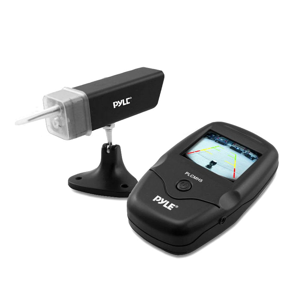 Pyle Waterproof Wireless Hd Backup Camera, Night Vision Illumination, Lcd Display Screen, With Built-In Rechargeable Battery, Bl