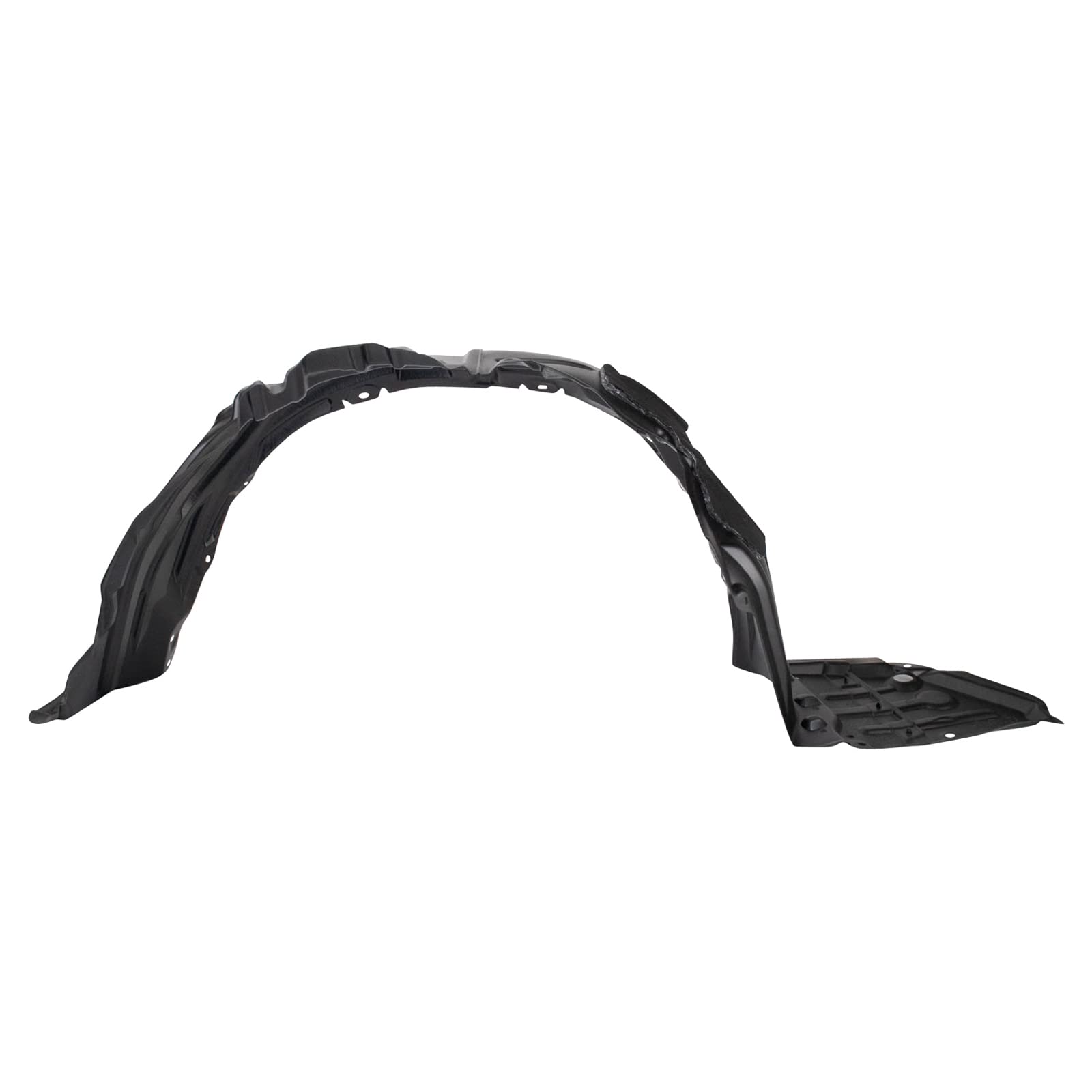 TRQ Front Left Inner Fender Liner Black Drivers Side Compatible with 2017-2018 Toyota Prius Prime TO1248217