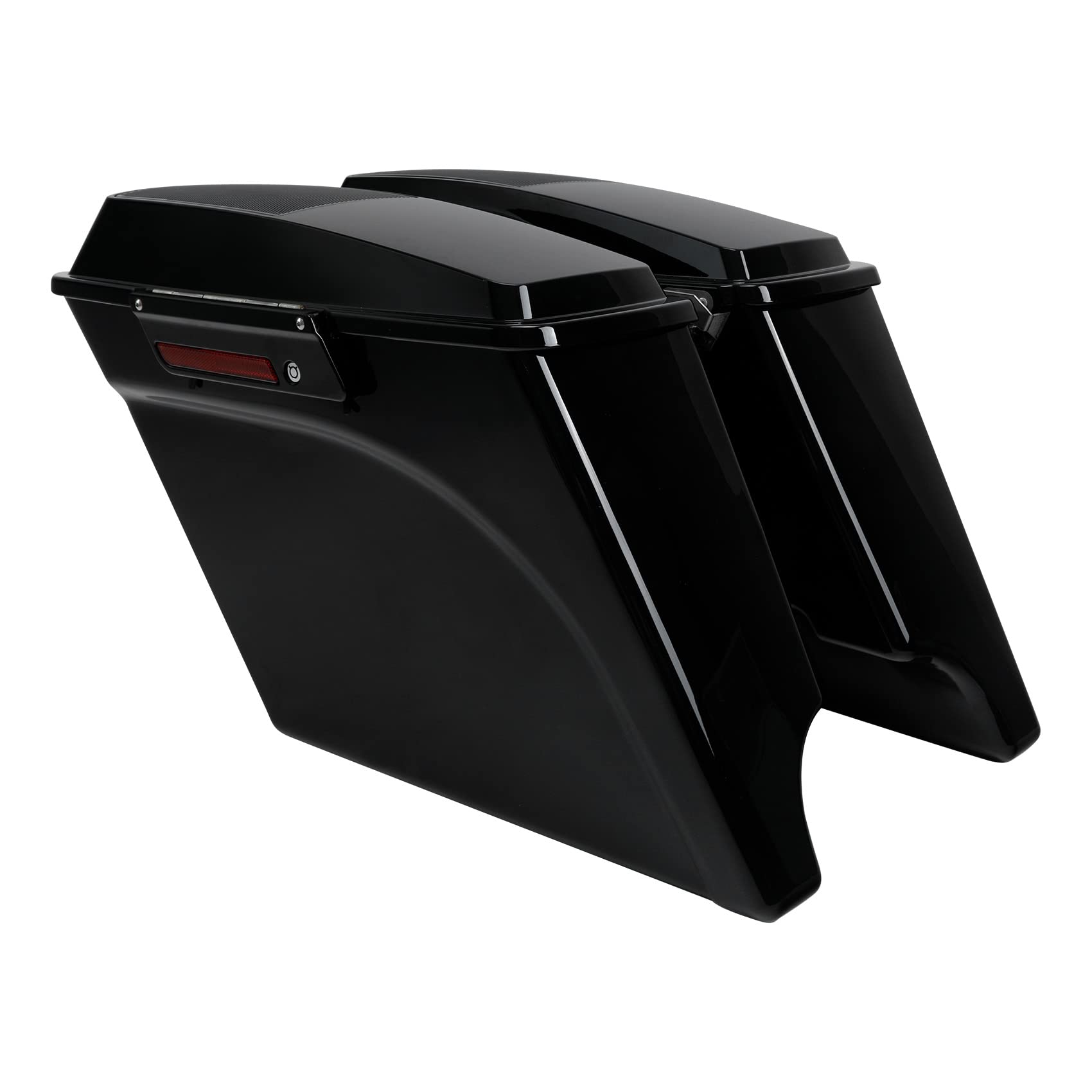 Tcmt 5'' Stretched Saddlebags Fit For Harley Road Glide 14-24 Velocity Red Sunglo