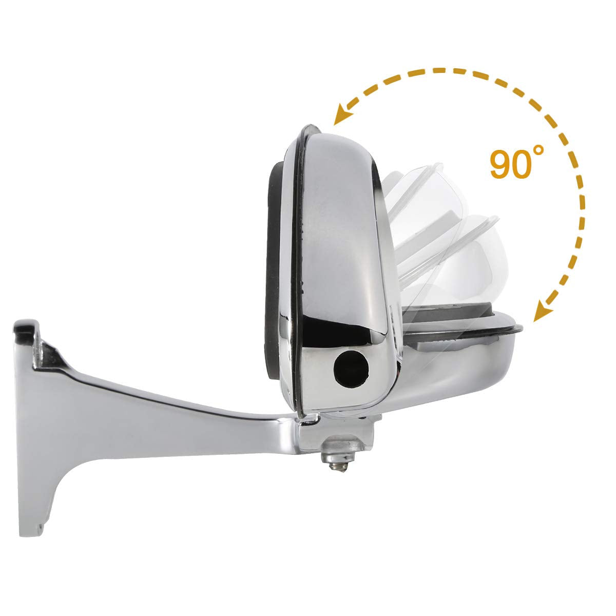 TCMT Chrome Aluminum Passenger Floorboards Kit for Touring Models 1993-2025, Fits Road Glide, Road King, Street Glide, Electra Glide