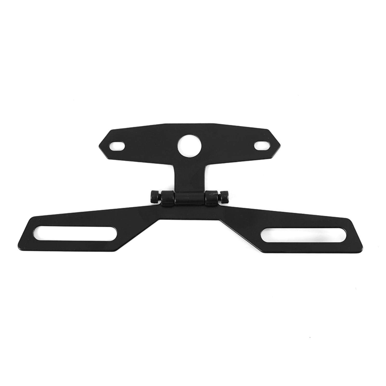 Motorcycle License Plate Bracket, Motorcycle License Plate Mount, Adjustable Motorcycle Flip Plate, Universal Rear Light Bracket