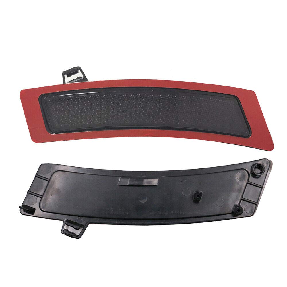 Eloveq Dark Smoke Lens Front Bumper Side Markers Replacement Reflector Compatible With 2011-2013 Bmw E70 X5 Lci Models W/O Side