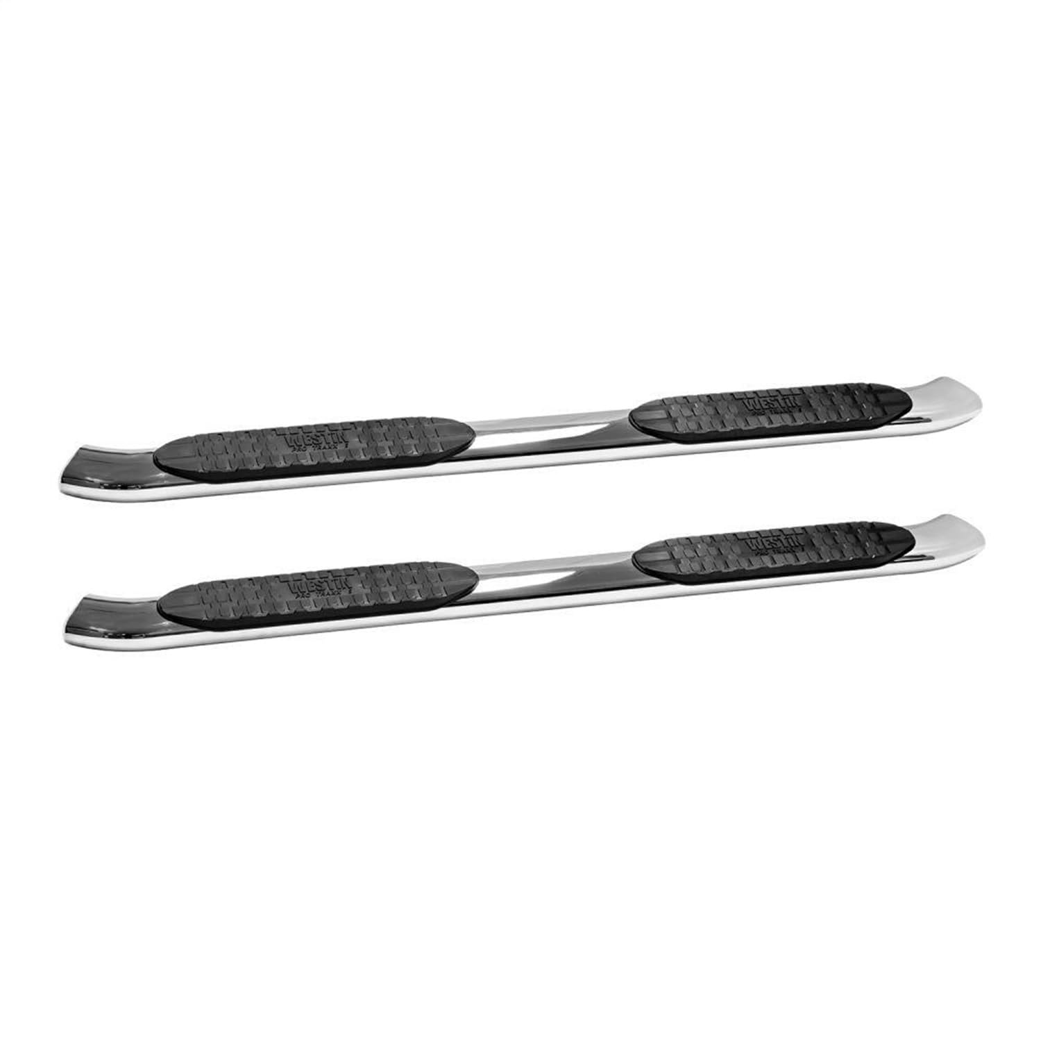 Westin 21-53250 Pro Traxx 5 Oval Nerf Bars Fits 2007-2021 Tundra Crewmax Polished Pair