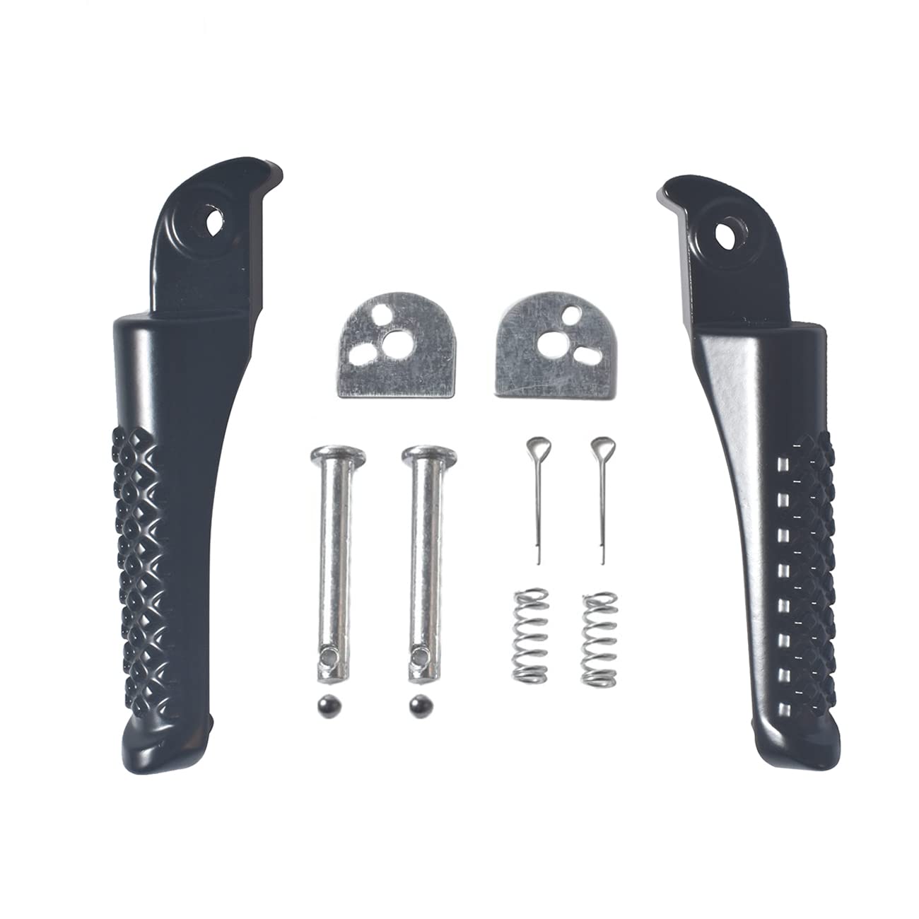 SJVLXHI Foot Pegs Footrest Bracket Set Assembly for Coleman BT200X CT200U Trail 200 CT200U-EX CT100u Trail 100 196cc 6.5hp Power
