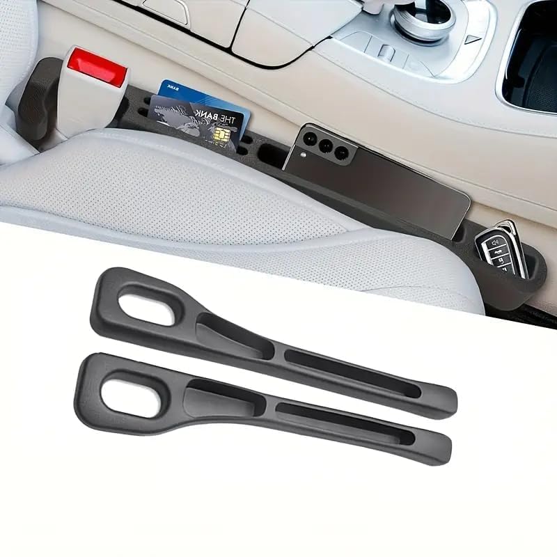 HAV CREATION Car Seat Gap Filler with 180Degree Flip Design, Universal Fit, Storage Organiser for Small Items, Organizer for Ph