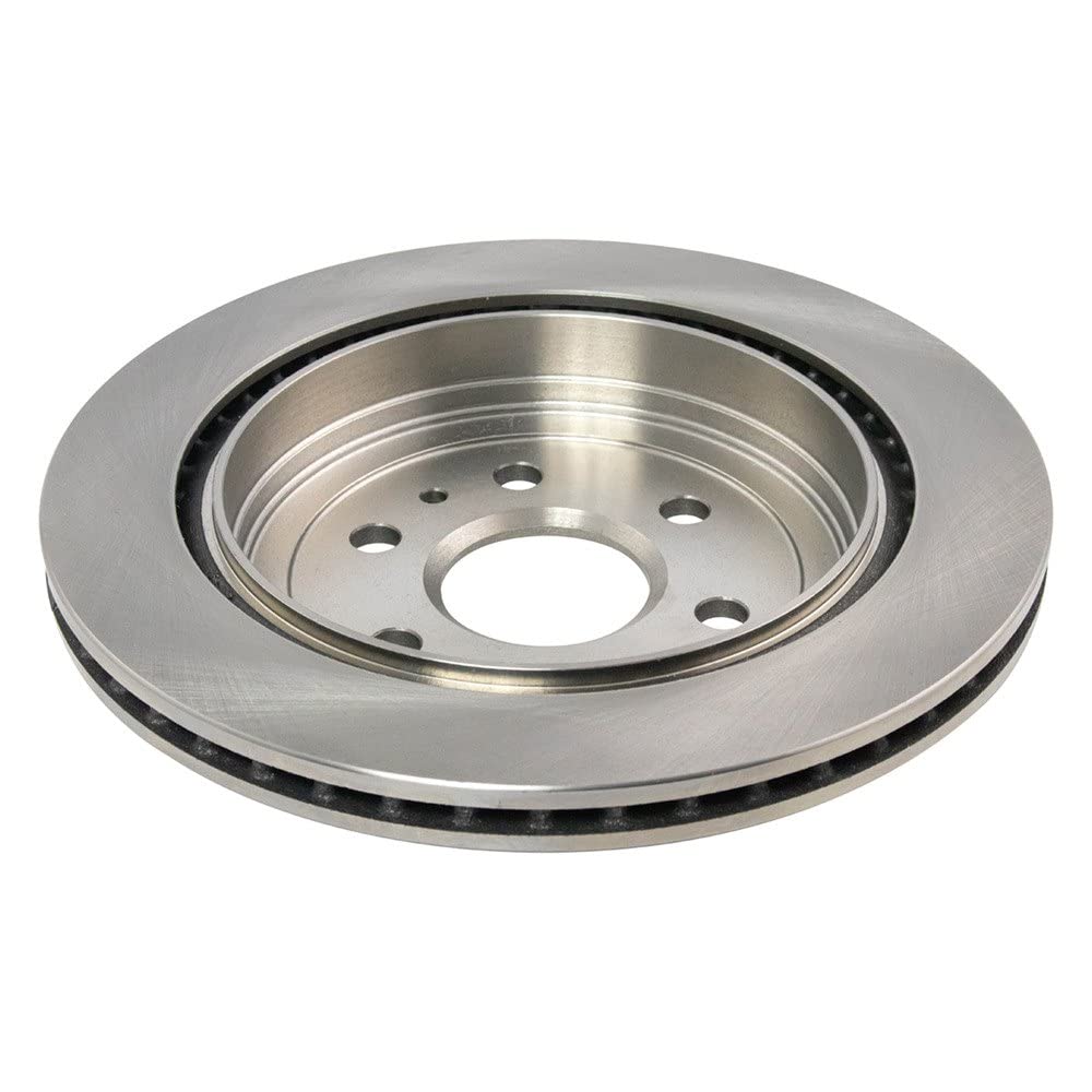 Trq Rear Brake Rotors Set Vented Compatible With 2010-2016 Cadillac Srx