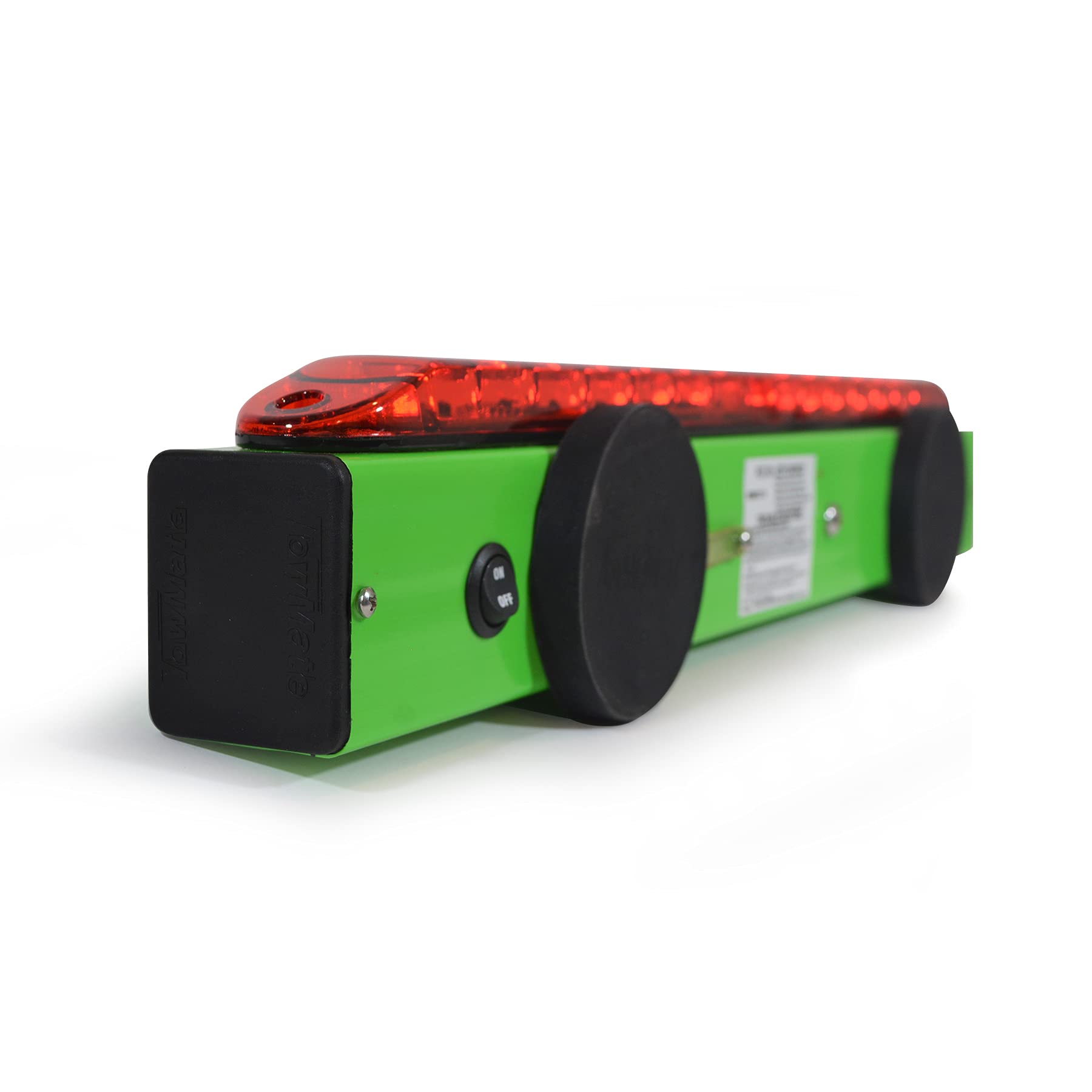 TowMate 22" Wireless LED Tow Light Bar - Lime Green, Magnetic, Battery-Powered, 10+ Hours Charge, Hardwire Transmitter, TM22G-4R